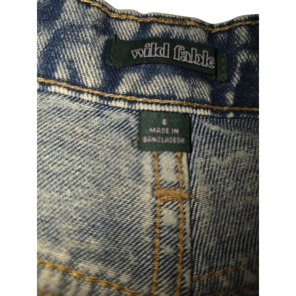 Wild Fable Highest Rise distressed Cut-off Denim Shorts Size 6/31 Waist - Picture 2 of 4